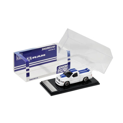 GCD Shoom64 Models 1:64 Dodge Ram SRT-10 Pickup Truck Diecast Model Car | White & Black Colour Variants