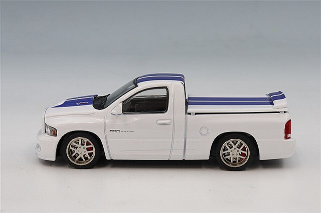 GCD Shoom64 Models 1:64 Dodge Ram SRT-10 Pickup Truck Diecast Model Car | White & Black Colour Variants