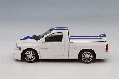 GCD Shoom64 Models 1:64 Dodge Ram SRT-10 Pickup Truck Diecast Model Car | White & Black Colour Variants