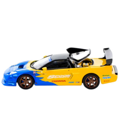POP RACE PR64 Honda NSX R GT Spoon Sports 1:64 Scale Diecast Model Car – Premium Racing Edition