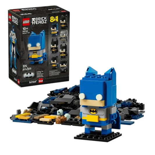 LEGO® 40748  BrickHeadz™ Batman™ 8-in-1 Figure | 325 Pieces | Build & Display Set for Ages 10+