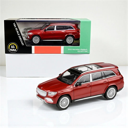 PARA64 1:64 2020 Mercedes-Maybach GLS 600 with Sunroof – Red Metallic (Diecast Model Car)