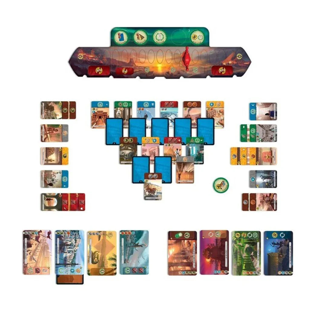 7 Wonders Duel Board Game – 2 Player Strategy Civilization Building Game - Jaiman Toys