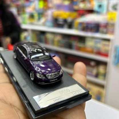 STREET WARRIOR 1:64 Mercedes-Benz S600 (W220) – Purple Diecast Model Car