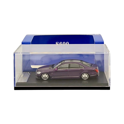 STREET WARRIOR 1:64 Mercedes-Benz S600 (W220) – Purple Diecast Model Car