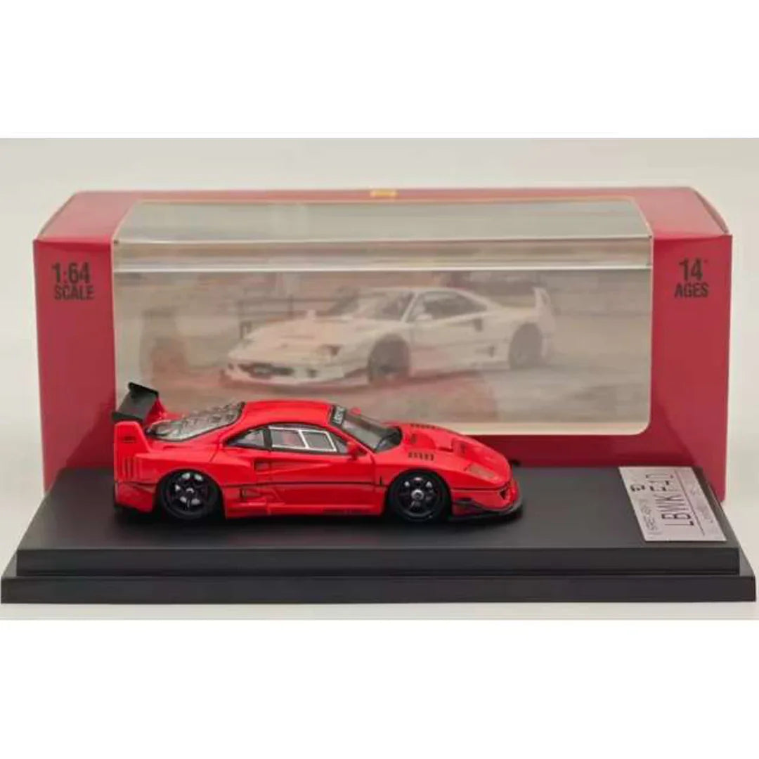 Street Warrior 1:64 Scale Ferrari F40 LBWK Red Diecast Car Model