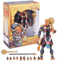 Legends of the Ramayan 1:12 Scale Sugriva Collector Action Figure with Gada, Tail & Interchangeable Hands