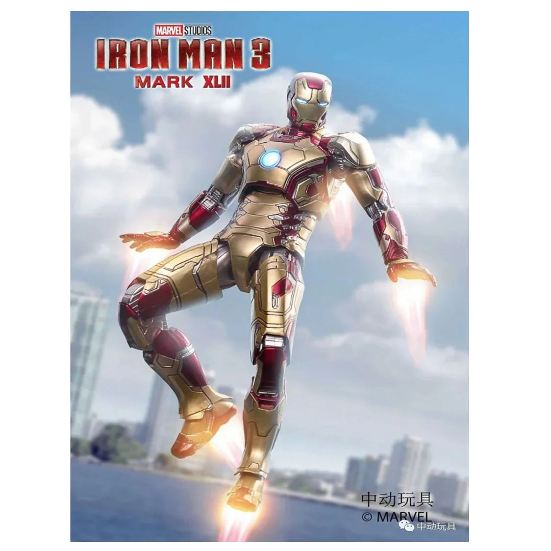 ZD Toys 1/10 Action Figure – Iron Man Mark 42 With Light Function “Marvel Studio”