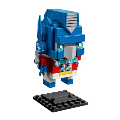 LEGO 40803 Transformers Brickheadz Optimus Prime Robot & Vehicle Set |Buildable Robot & Truck Model with Spinning Wheels Collectible Toy for Ages 10+