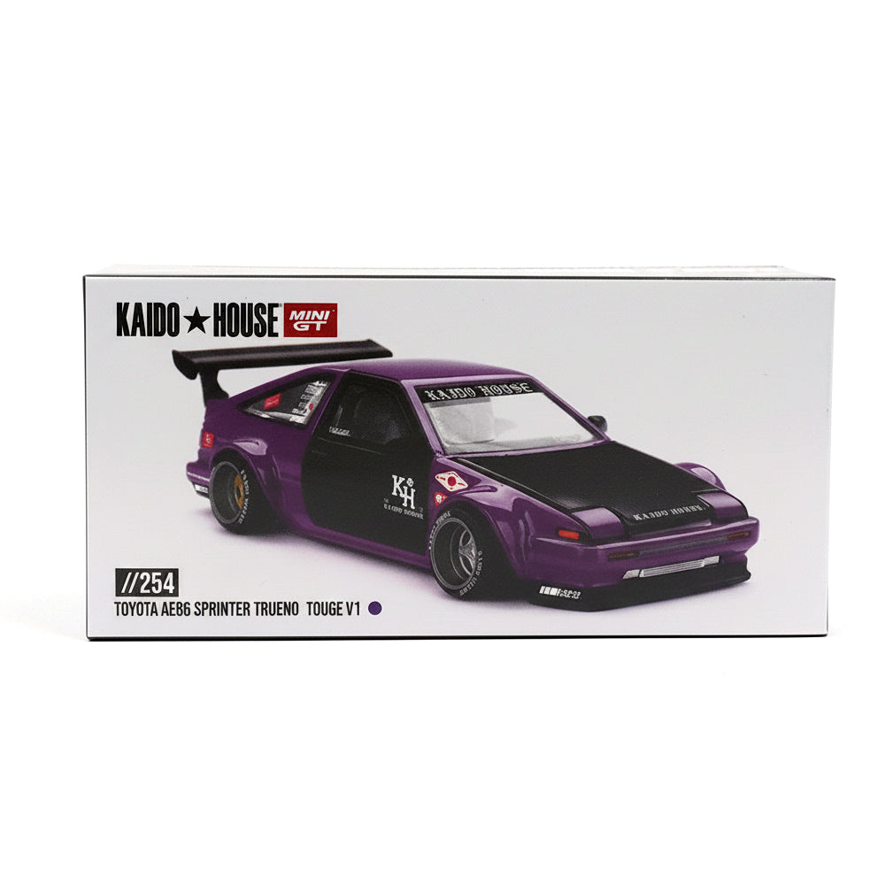 MINI GT 1:64 Toyota AE86 Sprinter Trueno TOUGE V1 Diecast Scale Model Car