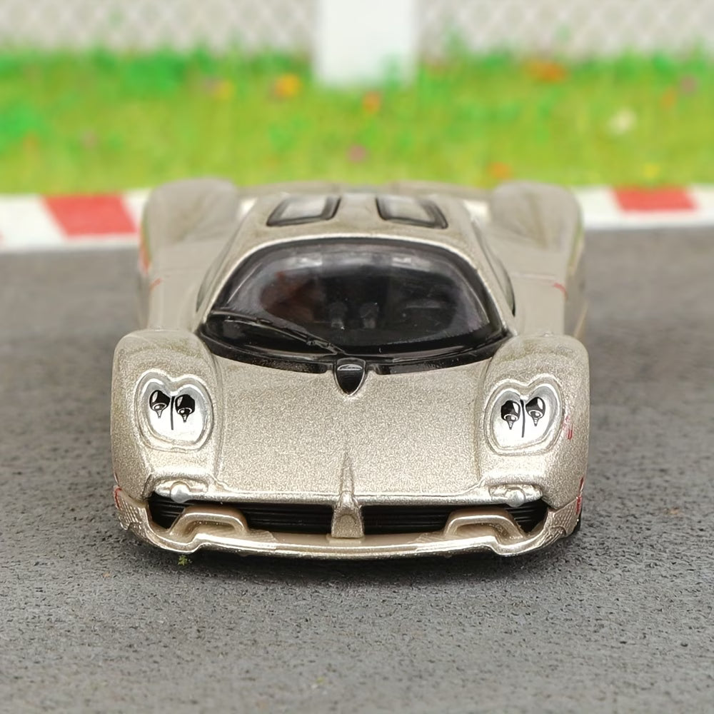 CCA 1:64 Pagani Utopia S24-01 Die-Cast Model Car – Silver Premium Alloy Hypercar Miniature | Detailed Collectible