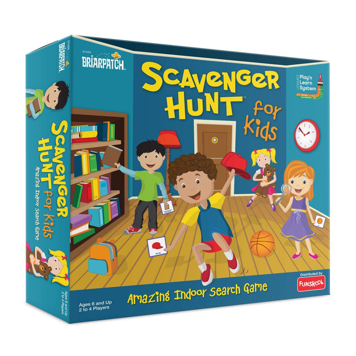 Funskool Scavenger Hunt for Kids | Indoor Search & Find Family Board Game | Creative Thinking & Vocabulary Game | 2–4 Players | Ages 6+