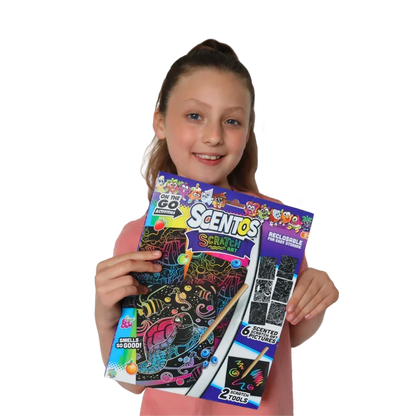 Scentos On The Go Scratch Art Activity Set - Jaiman Toys