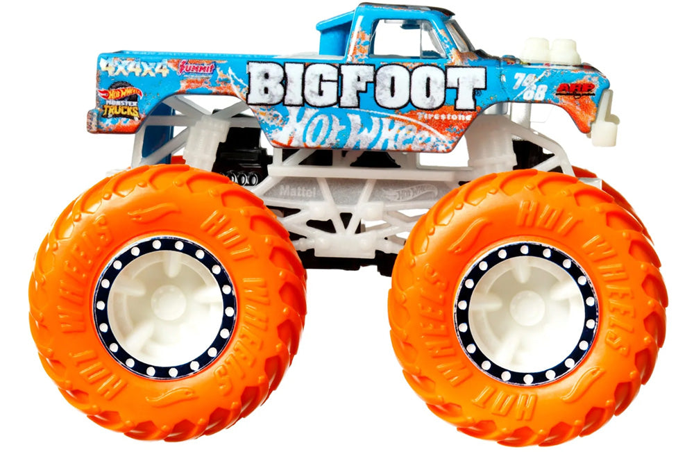 Hot Wheels Monster Trucks Bigfoot Glow in the Dark – Classic Monster Truck Toy