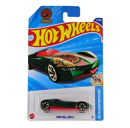 Hot Wheels 1:64 Scale 5-Car Set – '96 Porsche Carrera, Hi-Roller, '68 Dodge Dart, Metro Kowloon'D Hypervan & Twin Mill Gen-E
