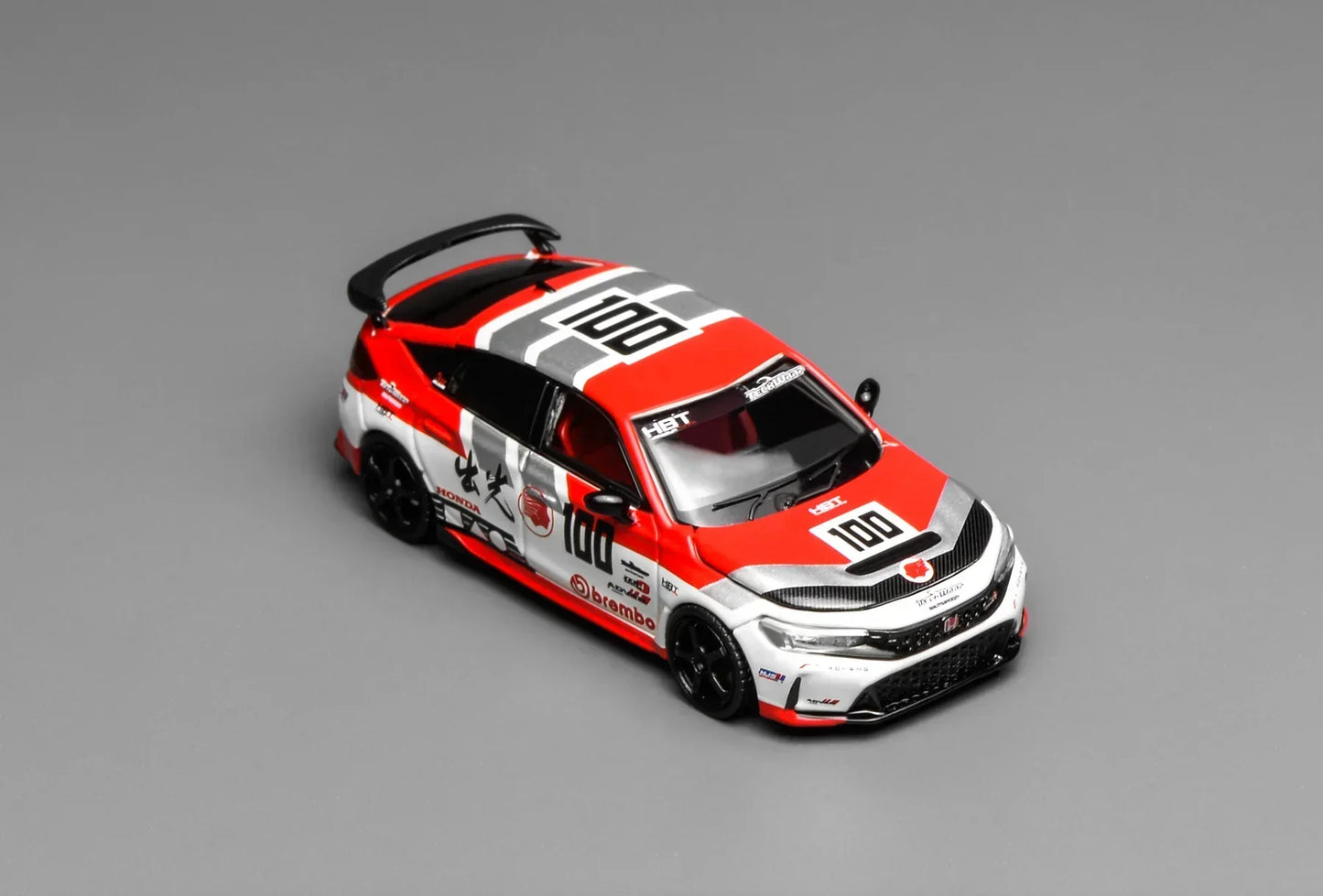 Motorhelix 1:64 Honda Civic Type R Idemitsu Livery Diecast Model Car | 4 Color Variations | Collector Edition