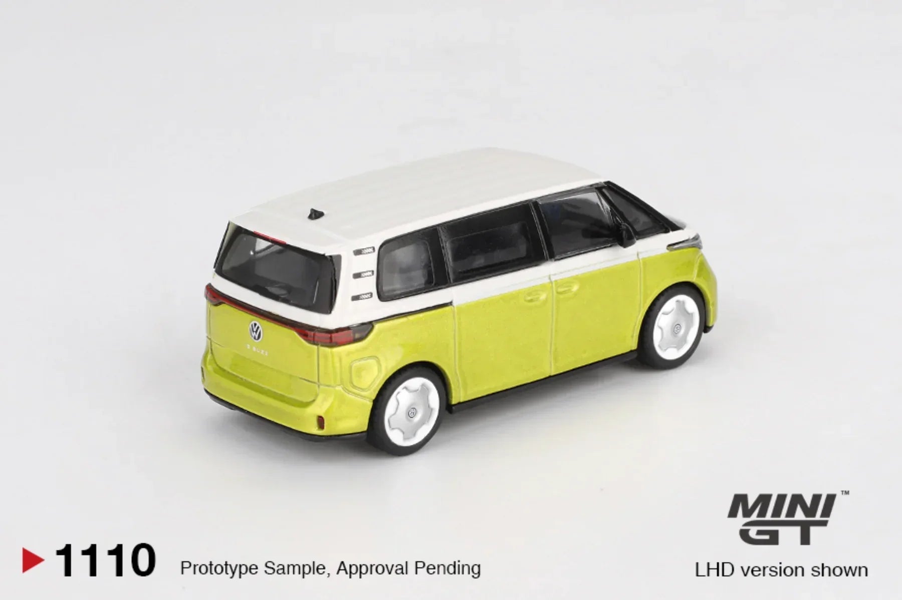 Mini GT 1:64 Volkswagen ID. Buzz Candy White & Pomelo Yellow