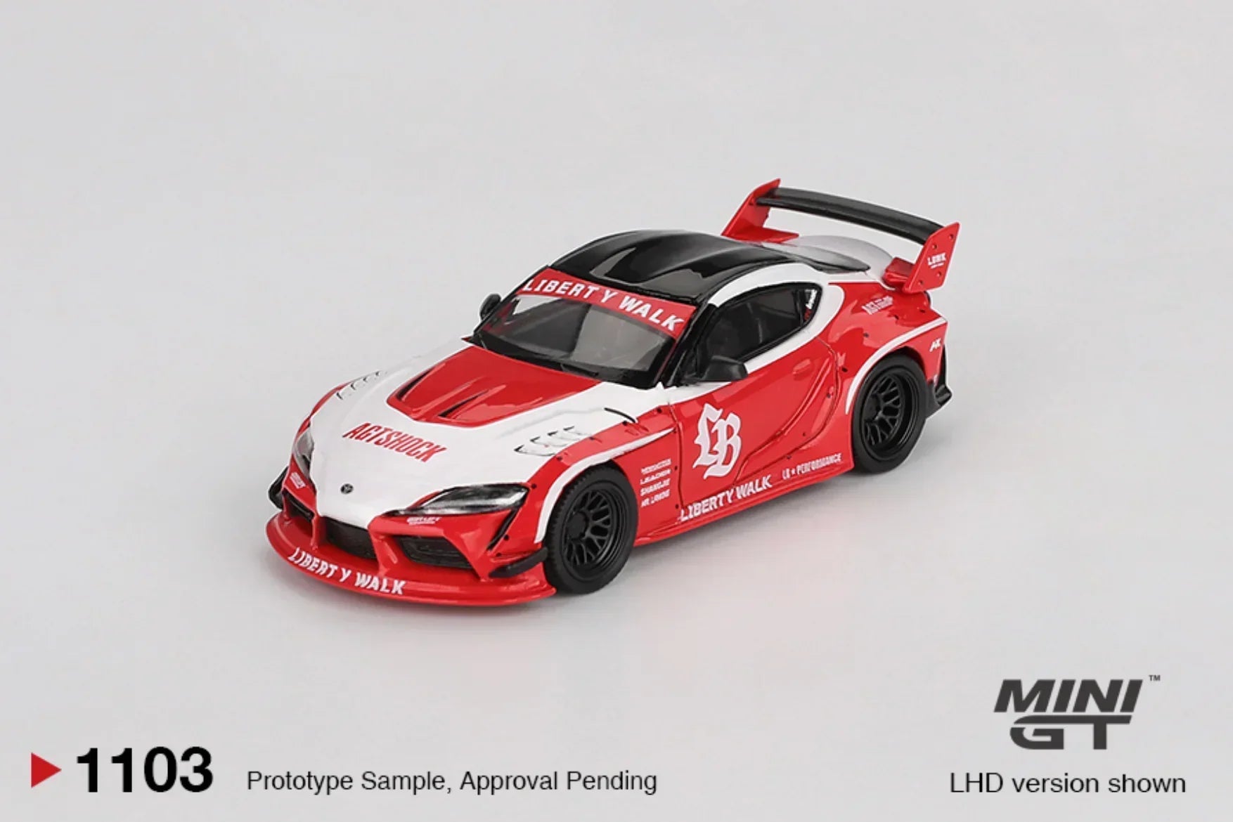 Mini GT 1:64 Duo Set LB☆WORKS Lamborghini Huracán GT Gravity Blue