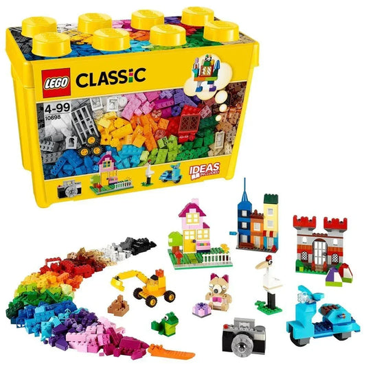 LEGO Classic Large Creative Brick Building Blocks for Kids (790 pcs) 10698, Multicolor - Jaiman Toys