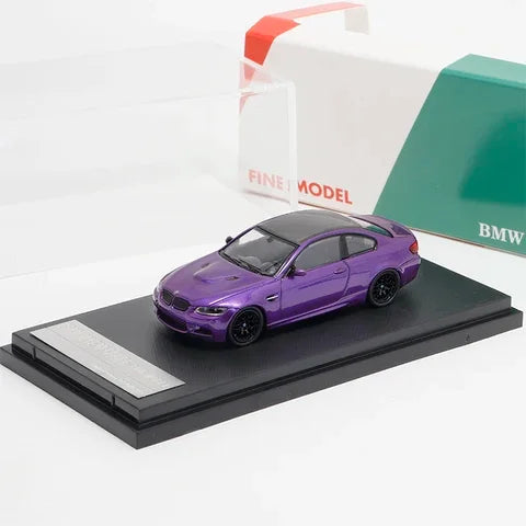 Fine Model 1:64 BMW M3 Coupe E92 –Purple– Die-Cast Car Model Toy Collectible - Jaiman Toys