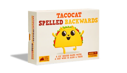 Tacocat Spelled Backwards Board Game - Jaiman Toys