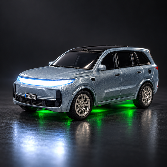 TRASPEED 1:64 Mini RC SUV – Clay Blue, Metal Body, 2.4GHz Remote & App Control