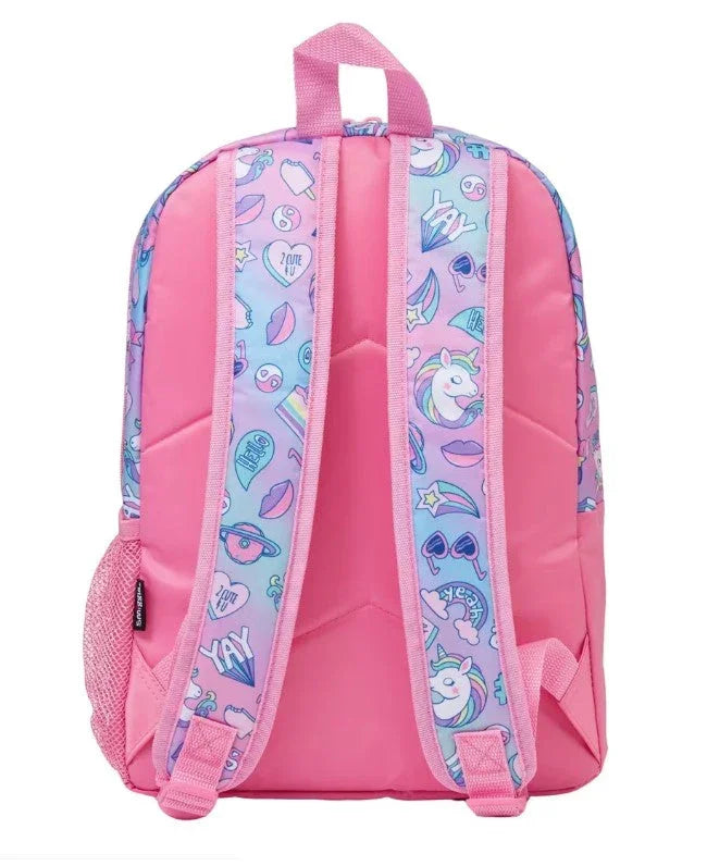 Smiggle Giggle Unicorn Backpack – Kids School Bag with Padded Straps, Multiple Compartments & Mesh Bottle Sleeve