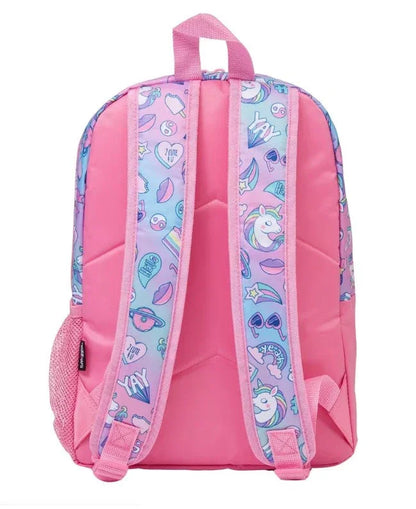 Smiggle Giggle Unicorn Backpack – Kids School Bag with Padded Straps, Multiple Compartments & Mesh Bottle Sleeve