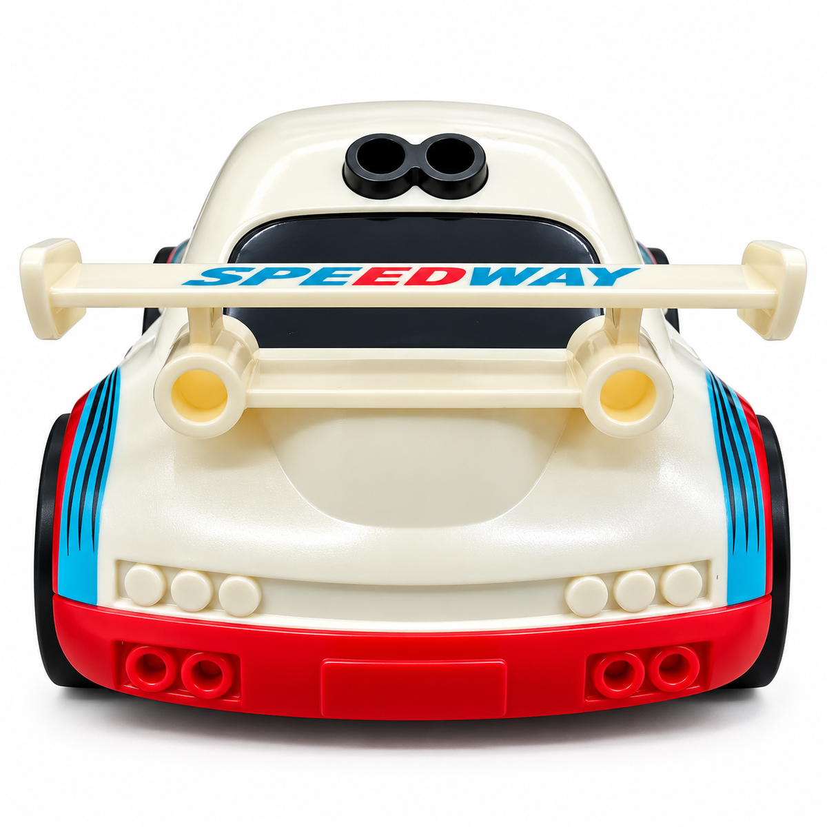 MINI Dream Racing Multi-Functional Remote Control Racing Car Toy with Follow Mode, Escape Mode, Sports Design & Wireless Controller – White (6+ Years)