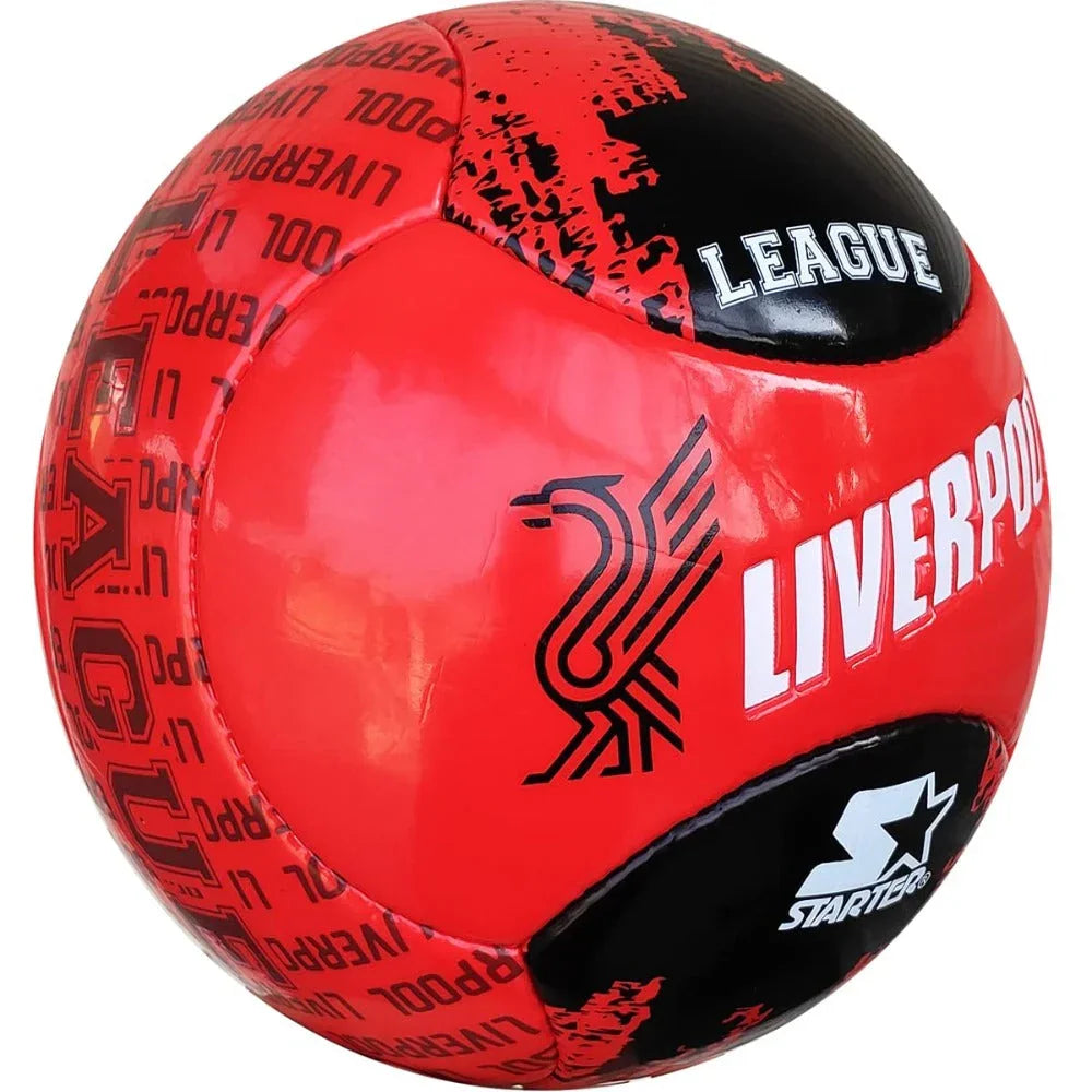 Starter Club Football L3 Size 5 – Liverpool Edition | Hand-Stitched Professional Soccer Ball