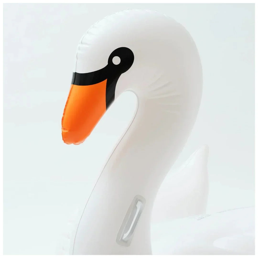 SUNNYLiFE The Resort Original Luxe Ride-On Float Swan - Jaiman Toys