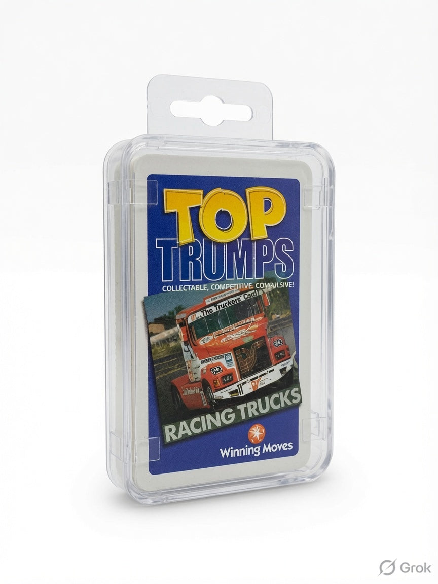 Top Trumps Racing Trucks Vintage 2007 Edition – Rare Collectible Comparison Card Game