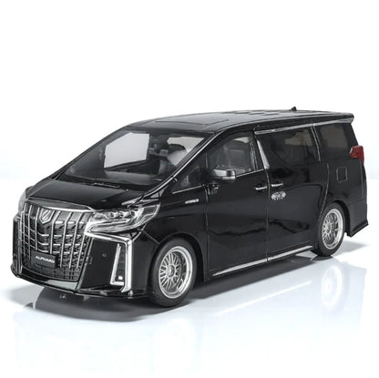 CHE-ZHI 1:18 Toyota Alphard Alloy Metal Diecast Car Openable Door – Pull Back with Sound & Light