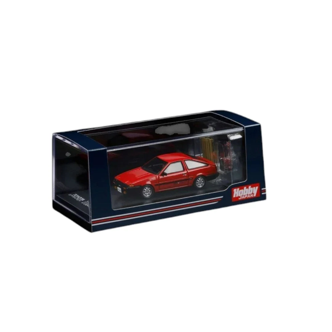 Hobby Japan HJ64 1:64 Toyota Sprinter Trueno GTV (AE86) Red with Engine Display – HJ644008AR Diecast Model - Jaiman Toys