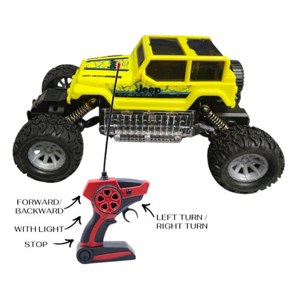 Climbing SUV 1:18 Four-Wheel Drive RC Car– Remote Control with Lights & Shock Absorbers