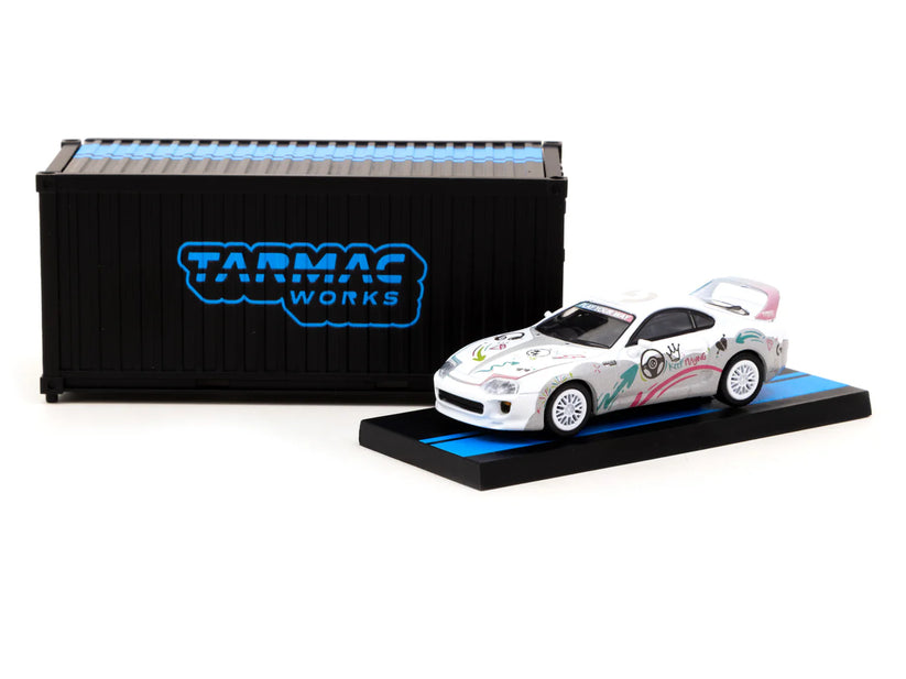 Tarmac Works HOBBY64 1:64 Toyota Supra RZ Logitech G Aurora with