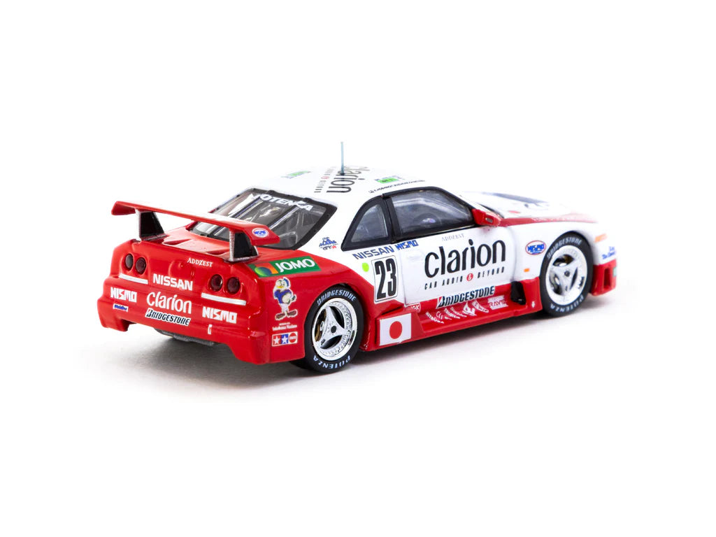 Tarmac Works 1:64 Nissan NISMO GT-R LM #23 24h of Le Mans 1995 Presentation Diecast Model Car (T64-067-95LM23)