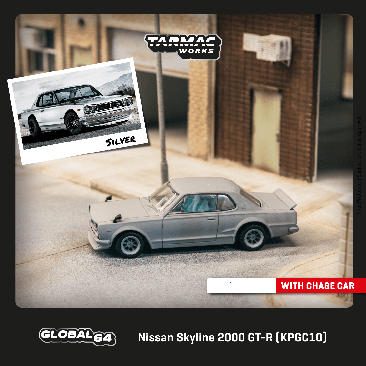 Tarmac Works GLOBAL64 1:64 Nissan Skyline 2000 GT-R (KPGC10