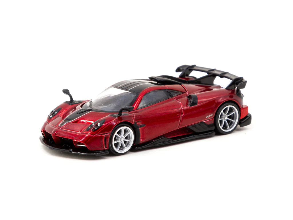 Tarmac Works GLOBAL64 1:64 Pagani Imola Rosso Dubai Diecast Model Car (T64G-TL046-RE)