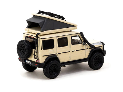 Tarmac Works ROAD64 1:64 Mercedes-AMG G 63 Camping Edition Diecast Model Car (T64R-040-CAMP) – Off-Road Adventure Collectible