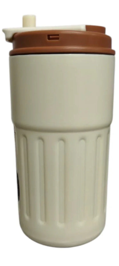 Labubu Stainless Steel Vacuum Sipper Water Bottle –350ml | Hot & Cold Insulated Bottle for Kids & Travel - Jaiman Toys