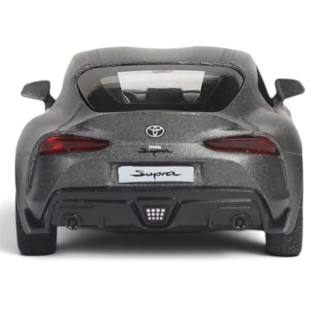 RMZ City 1:32 Scale 2020 Toyota GR Supra Die-Cast Sports Car Model – Grey, Red & Yellow | Collectible Miniature with Opening Doors | 3 Colour Variants