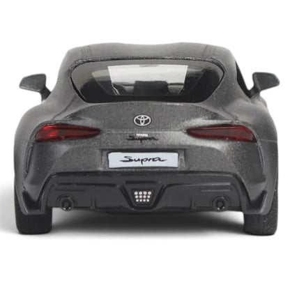 RMZ City 1:32 Scale 2020 Toyota GR Supra Die-Cast Sports Car Model – Grey, Red & Yellow | Collectible Miniature with Opening Doors | 3 Colour Variants