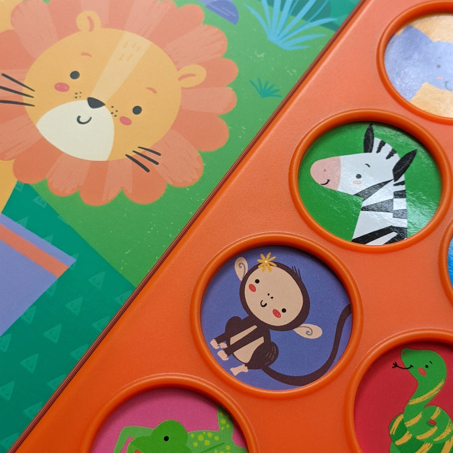 Let’s Roar! Interactive Animal Sound Book with 10 Real Animal Sounds for Toddlers & Kids