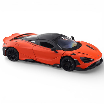 MSZ 1:32 Mclaren 765LT Die-Cast Model Car – Red| Pull Back, Openable Doors, Light & Sound (68709)