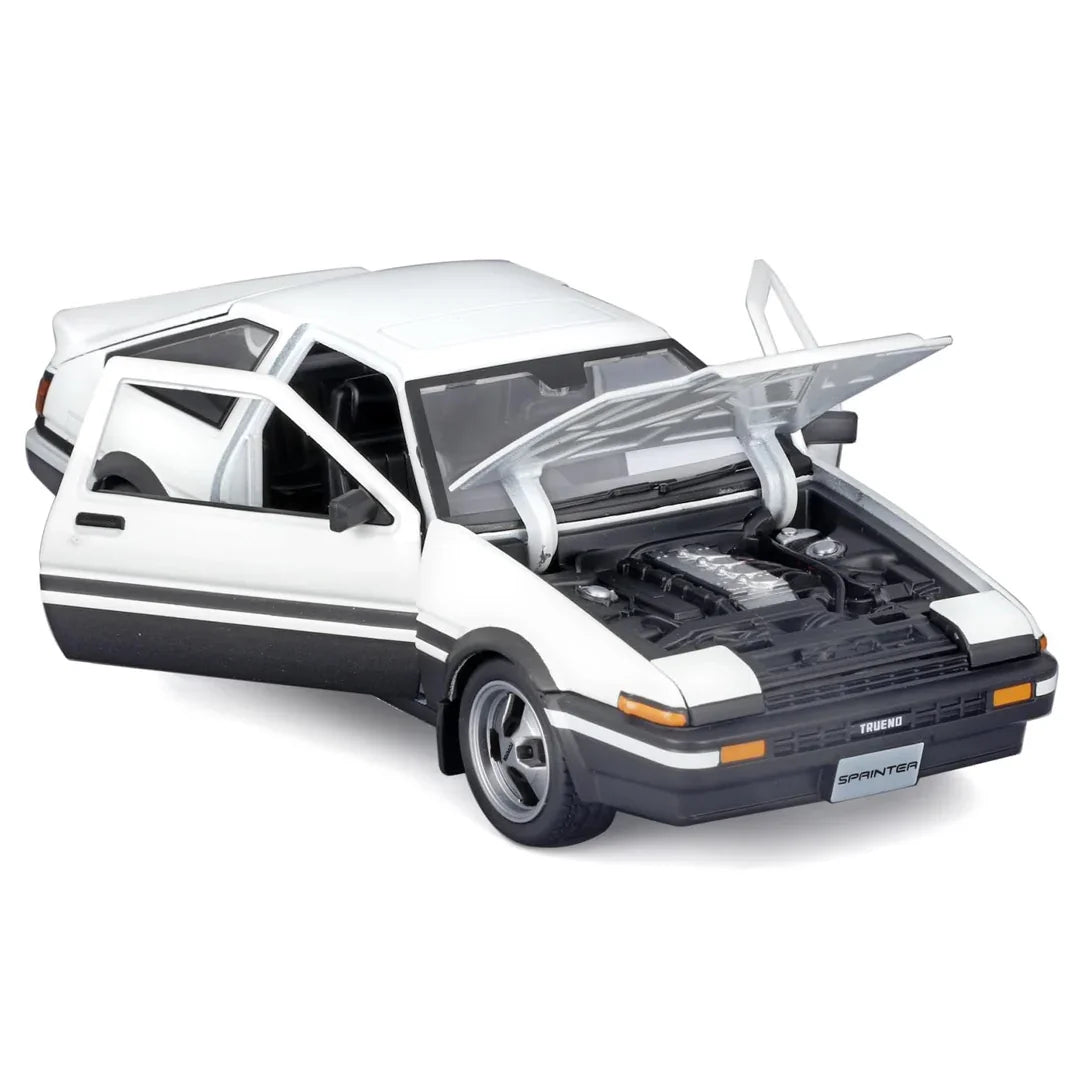 Maisto 1:24 Toyota Sprinter Trueno AE86 White | Licensed Diecast Scale Model Car Collectible