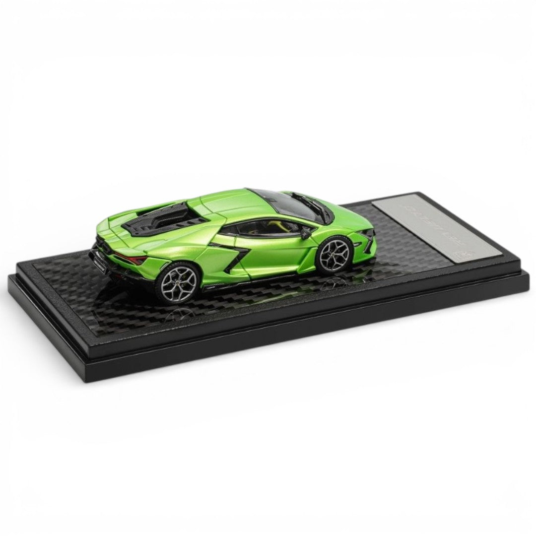 LCD Models 1:64 Lamborghini Revuelto Matte Green Diecast Supercar Model Car
