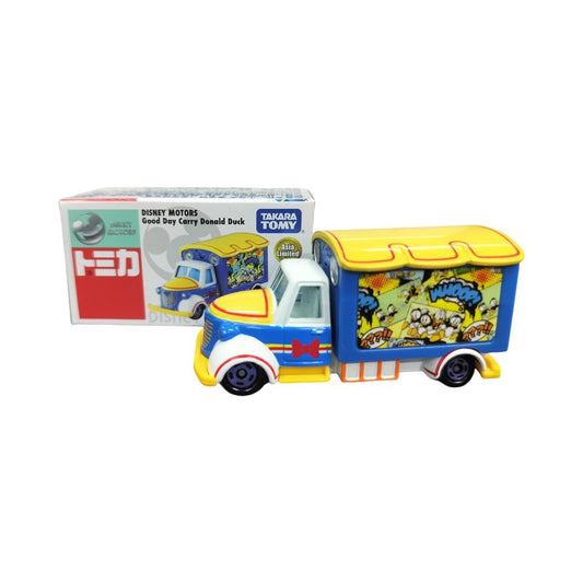 Disney Motors Goodday Carry Donald Duck Special Diecast toy car-TAKARA TOMY -Diecast Scale Model Car -Age 3+