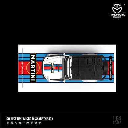 Time Micro Mercedes-Benz G550 Martini Figure Edition 1:64 Scale Diecast Model Car | Premium Metal Collector SUV | Display Base, Acrylic Case & Figure Included | Limited Edition | 14+