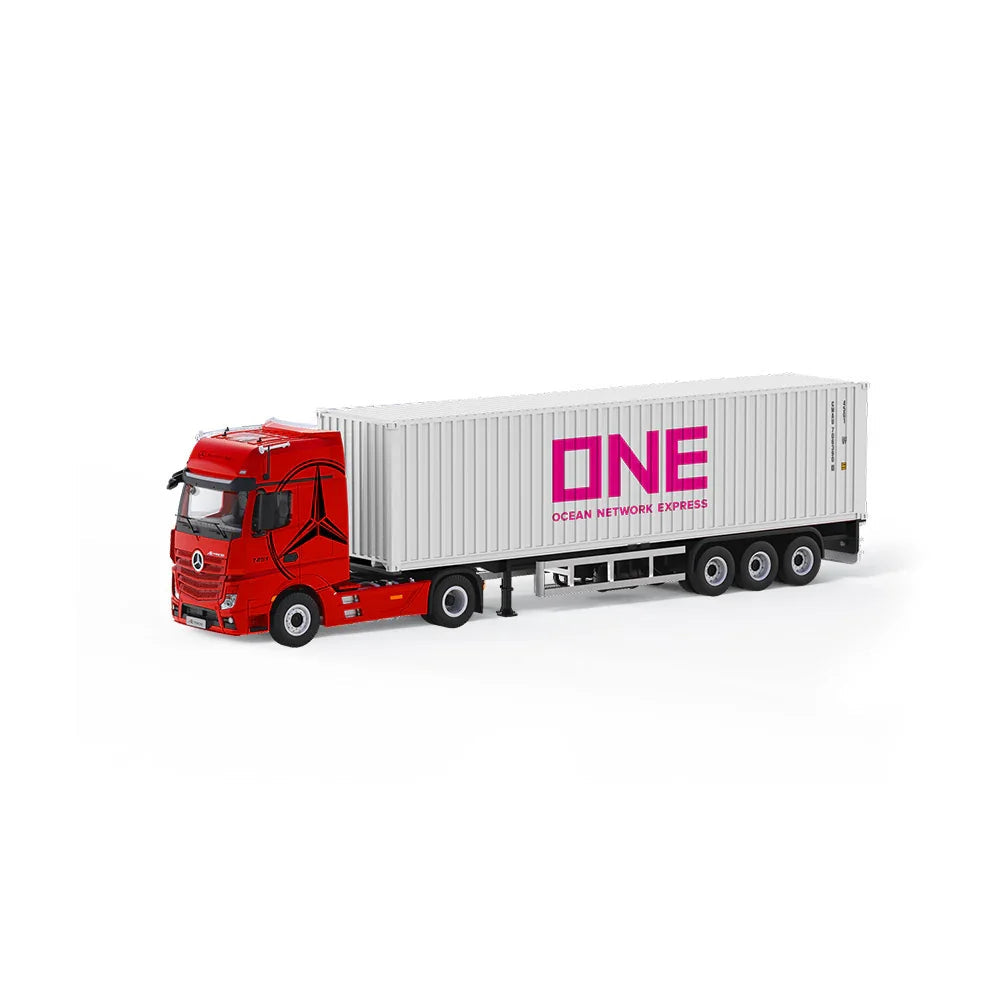 Time Micro 1:64 Mercedes-Benz Actros Container Truck | ONE & CMA CGM Variants | Diecast Model | 2 Colour Variants